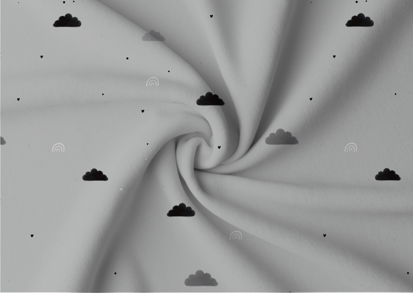 Graue Wolken Stoff Eigenproduktion